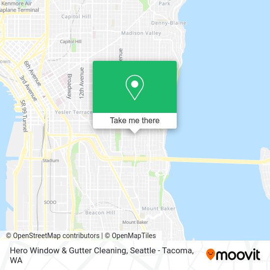 Hero Window & Gutter Cleaning map