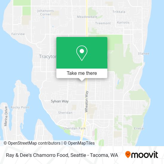 Ray & Dee's Chamorro Food map