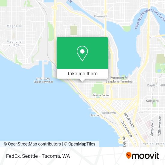 Mapa de FedEx