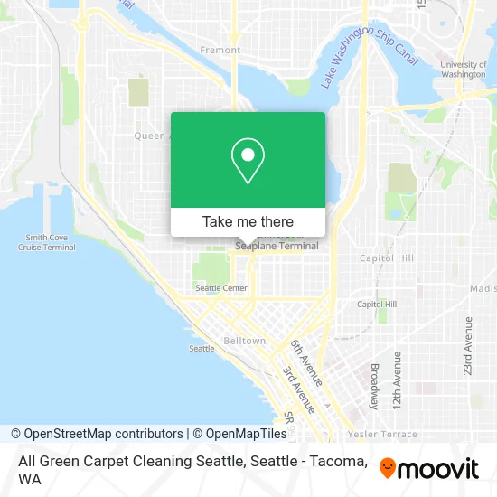 Mapa de All Green Carpet Cleaning Seattle