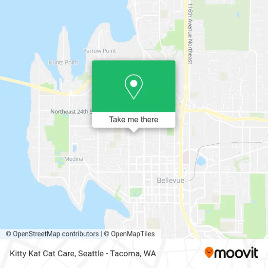 Kitty Kat Cat Care map