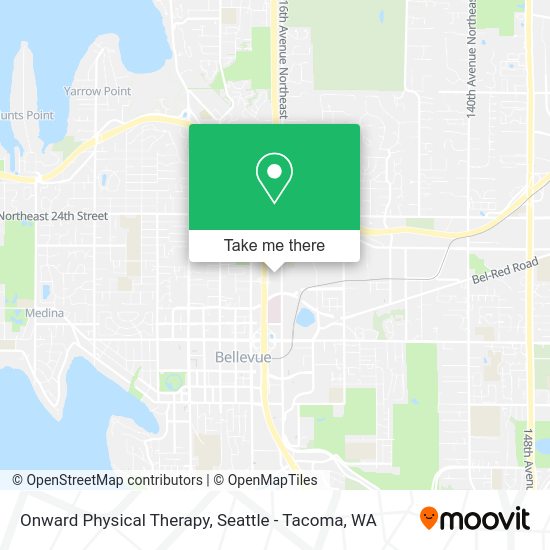 Onward Physical Therapy map