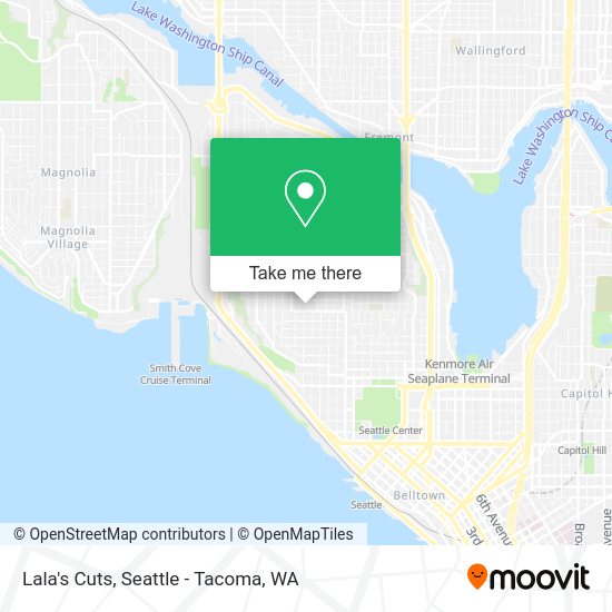 Lala's Cuts map