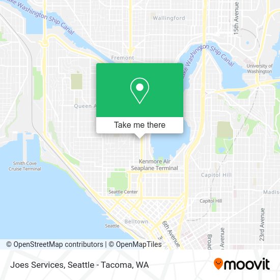 Mapa de Joes Services