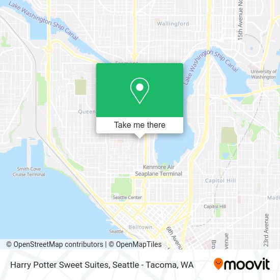 Harry Potter Sweet Suites map