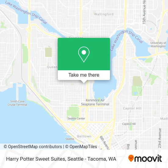 Harry Potter Sweet Suites map