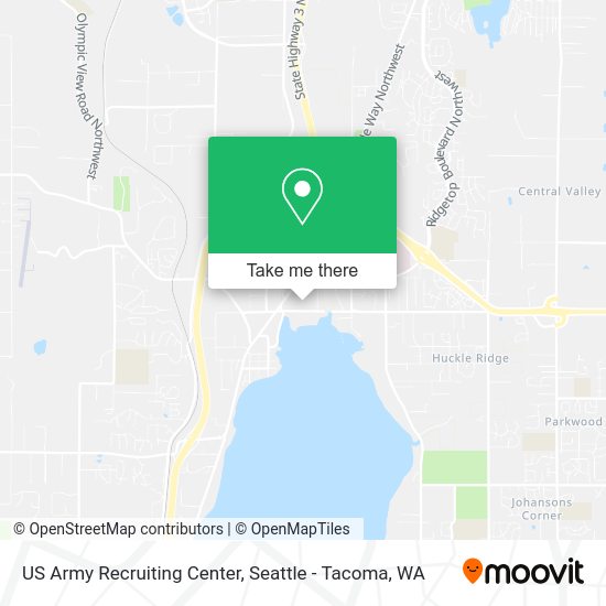 US Army Recruiting Center map