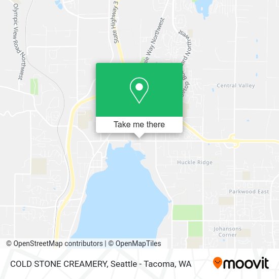COLD STONE CREAMERY map