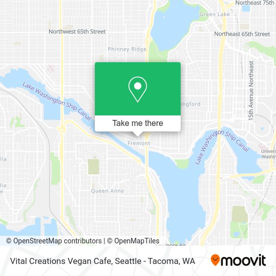 Mapa de Vital Creations Vegan Cafe