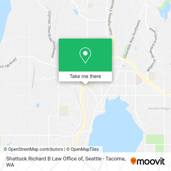Shattuck Richard B Law Office of map