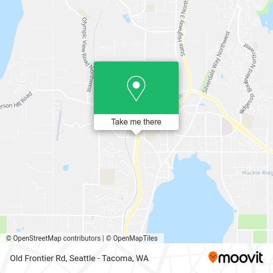 Old Frontier Rd map