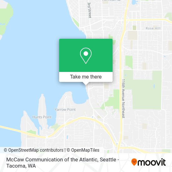 Mapa de McCaw Communication of the Atlantic
