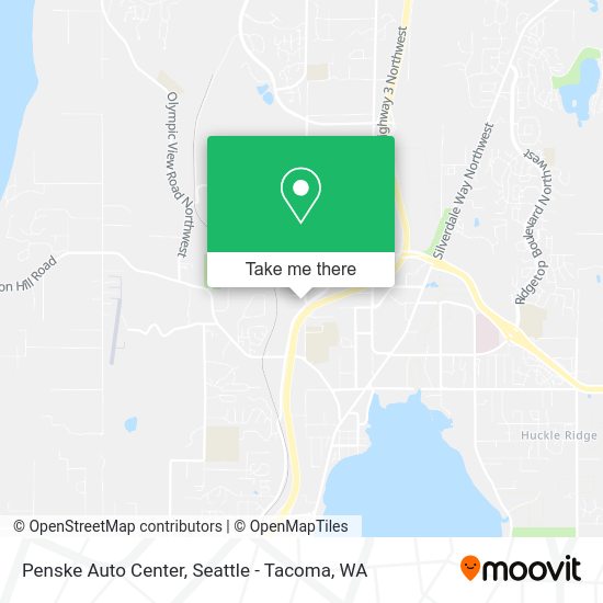 Penske Auto Center map