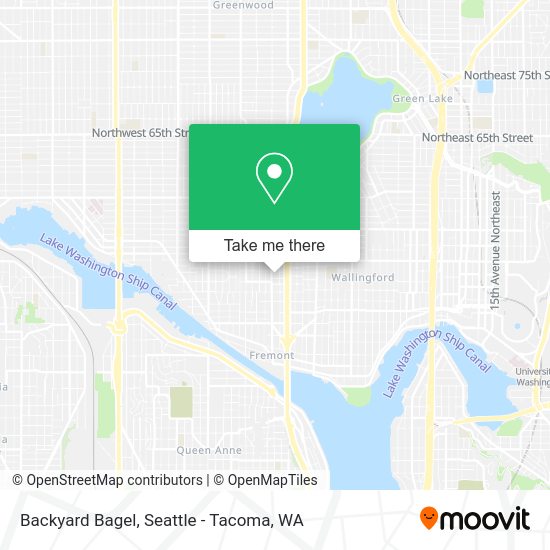 Backyard Bagel map
