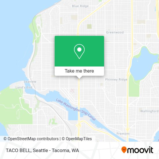 TACO BELL map