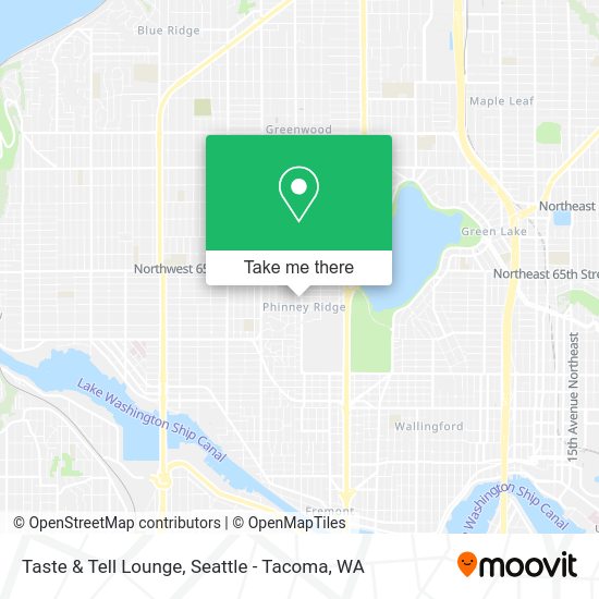 Taste & Tell Lounge map
