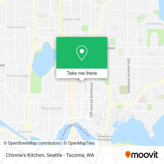 Mapa de Chinnie's Kitchen