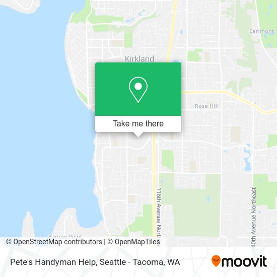 Pete's Handyman Help map