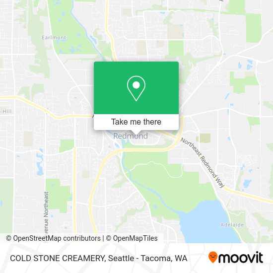 Mapa de COLD STONE CREAMERY