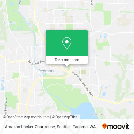 Mapa de Amazon Locker-Chartreuse
