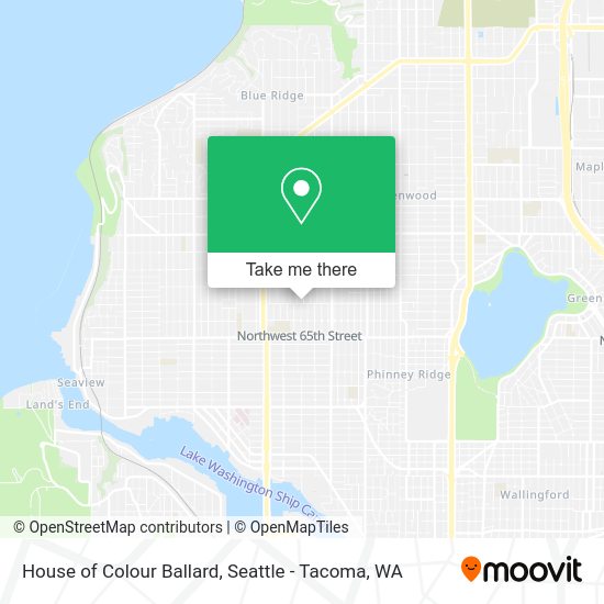 House of Colour Ballard map