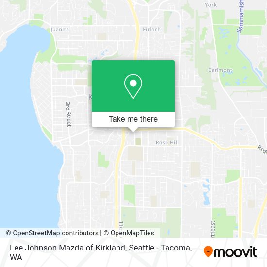 Mapa de Lee Johnson Mazda of Kirkland