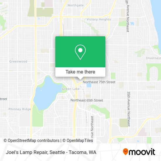 Mapa de Joel's Lamp Repair