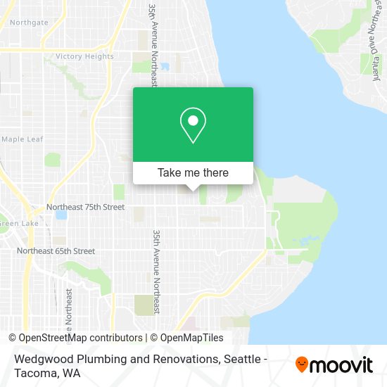 Wedgwood Plumbing and Renovations map