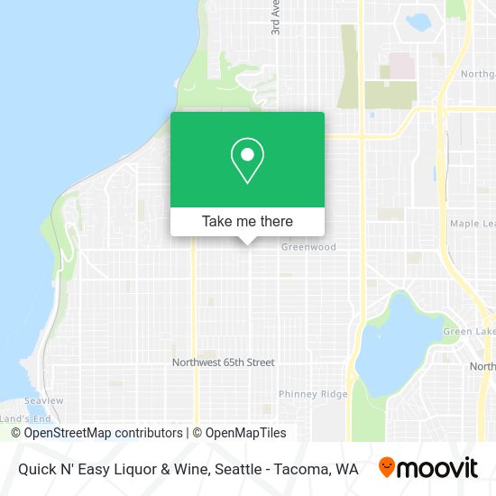 Mapa de Quick N' Easy Liquor & Wine
