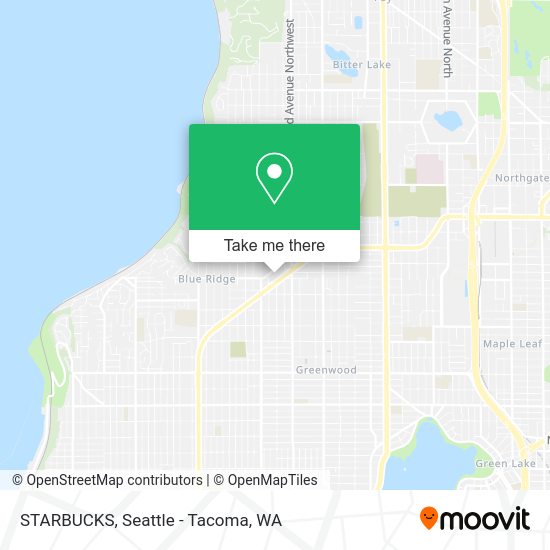 STARBUCKS map