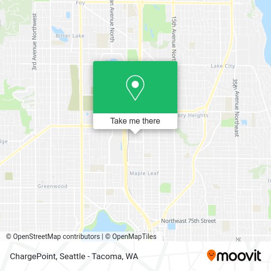 Mapa de ChargePoint