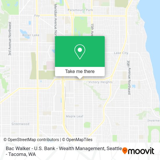 Bac Walker - U.S. Bank - Wealth Management map
