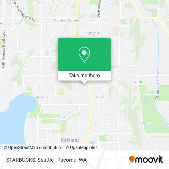 STARBUCKS map