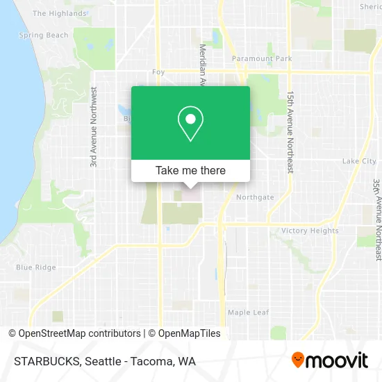 STARBUCKS map