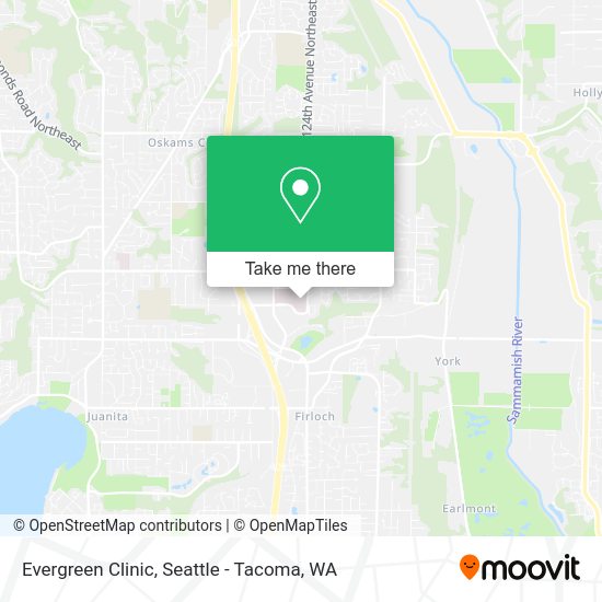 Mapa de Evergreen Clinic
