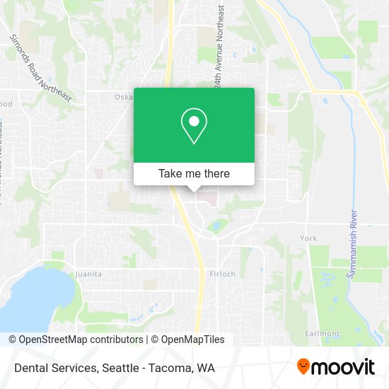 Dental Services map