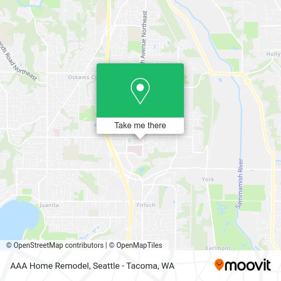 AAA Home Remodel map