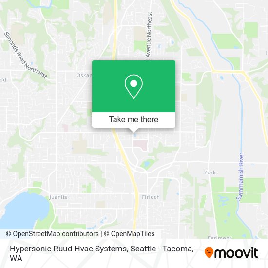 Mapa de Hypersonic Ruud Hvac Systems