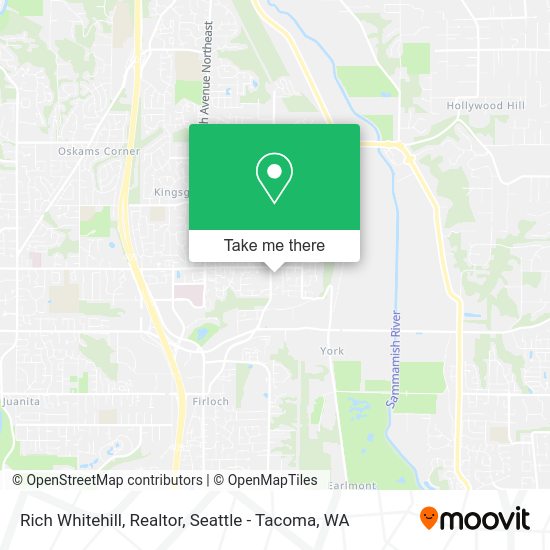 Rich Whitehill, Realtor map