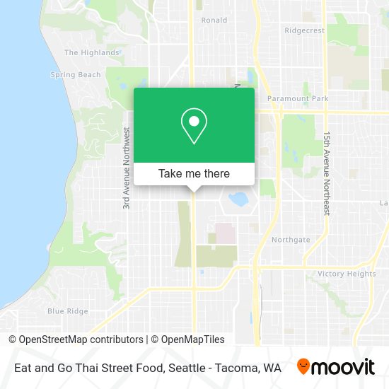 Eat and Go Thai Street Food map