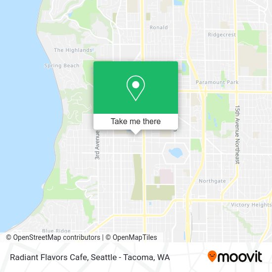 Mapa de Radiant Flavors Cafe