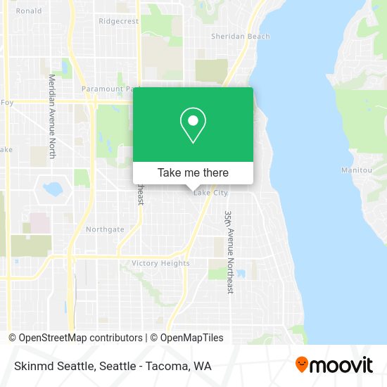 Mapa de Skinmd Seattle