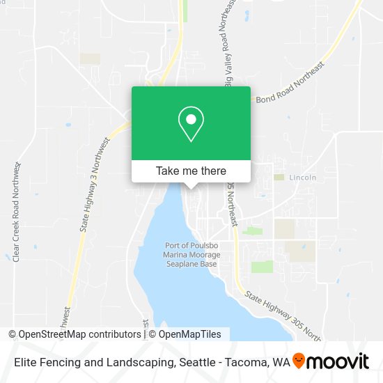 Elite Fencing and Landscaping map