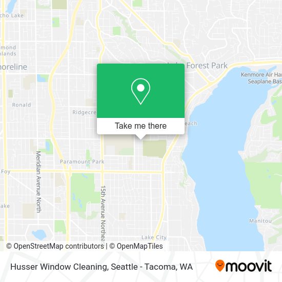 Husser Window Cleaning map