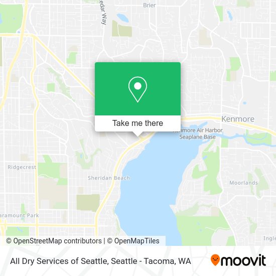 Mapa de All Dry Services of Seattle