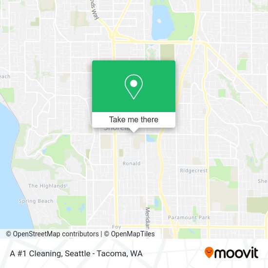 A #1 Cleaning map