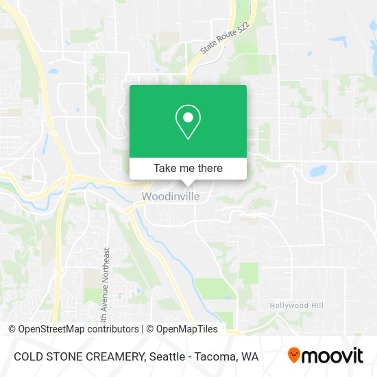 Mapa de COLD STONE CREAMERY