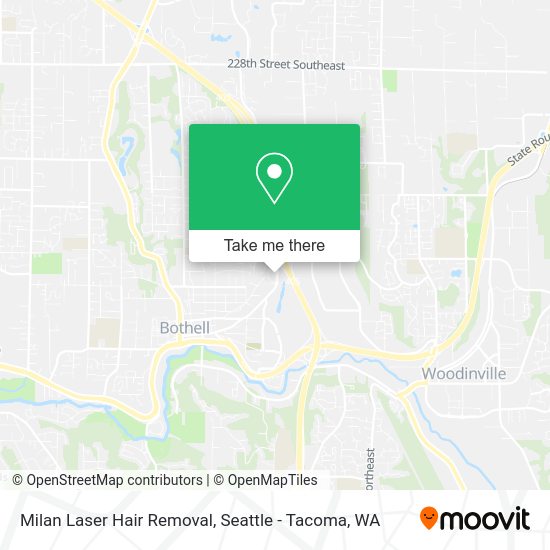 Milan Laser Hair Removal map