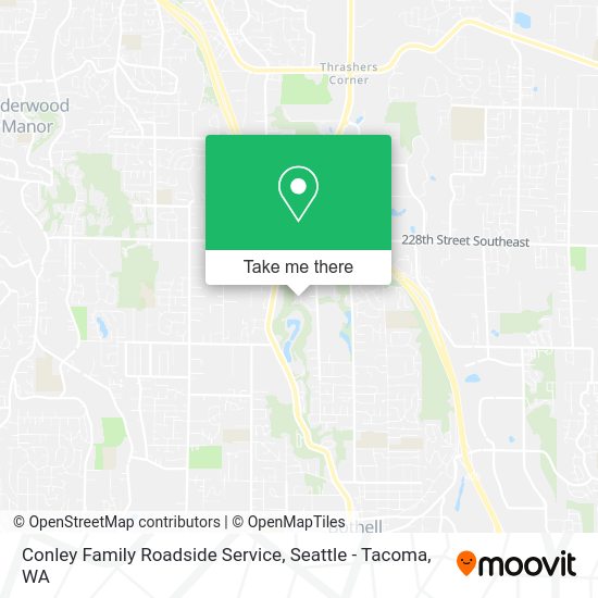 Conley Family Roadside Service map