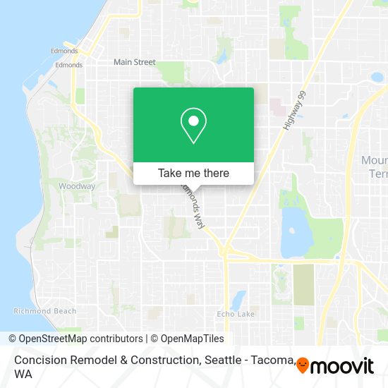 Concision Remodel & Construction map